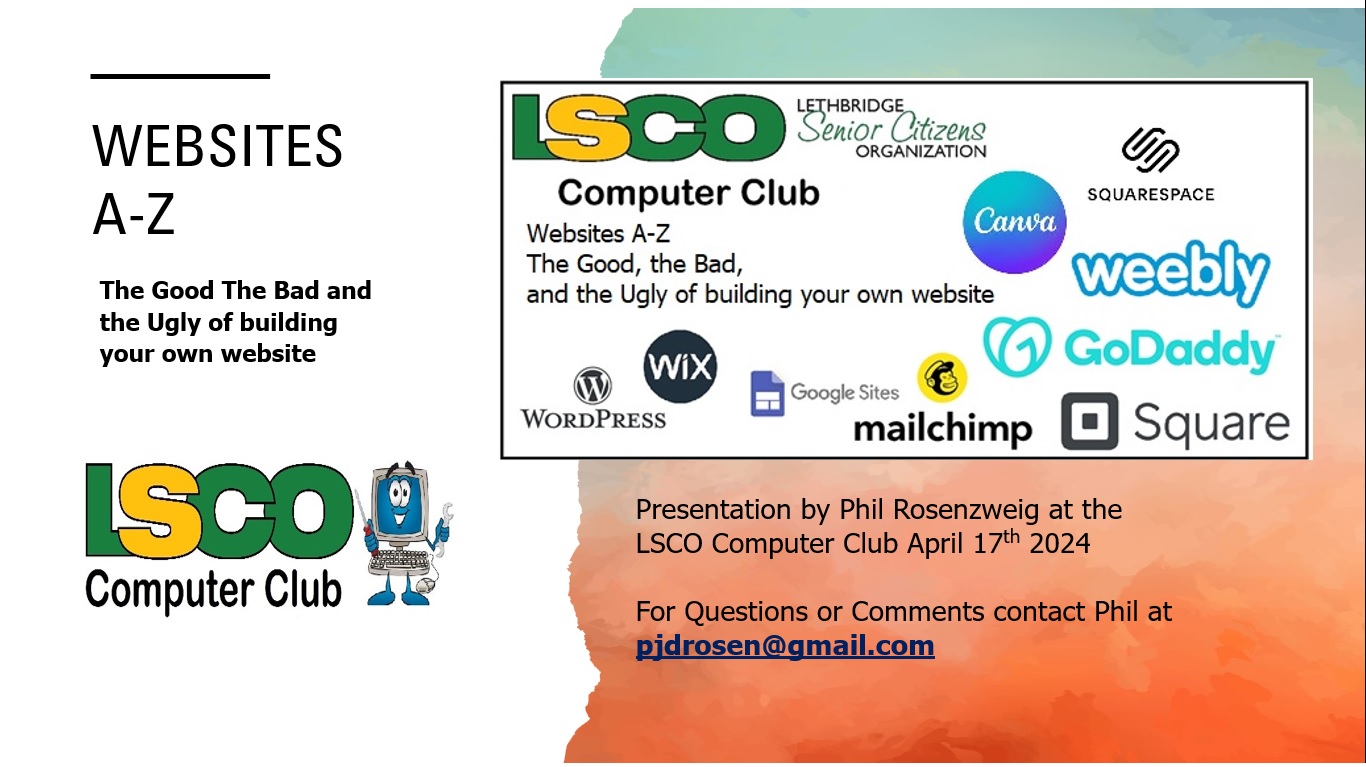 Websites A-Z Presentation
